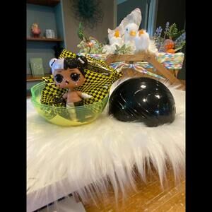 Lol Surprise Lights Glitter Harlequin GIRL Doll Like New!!